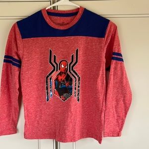 MARVEL Spiderman Long Sleeved Tee-size 8